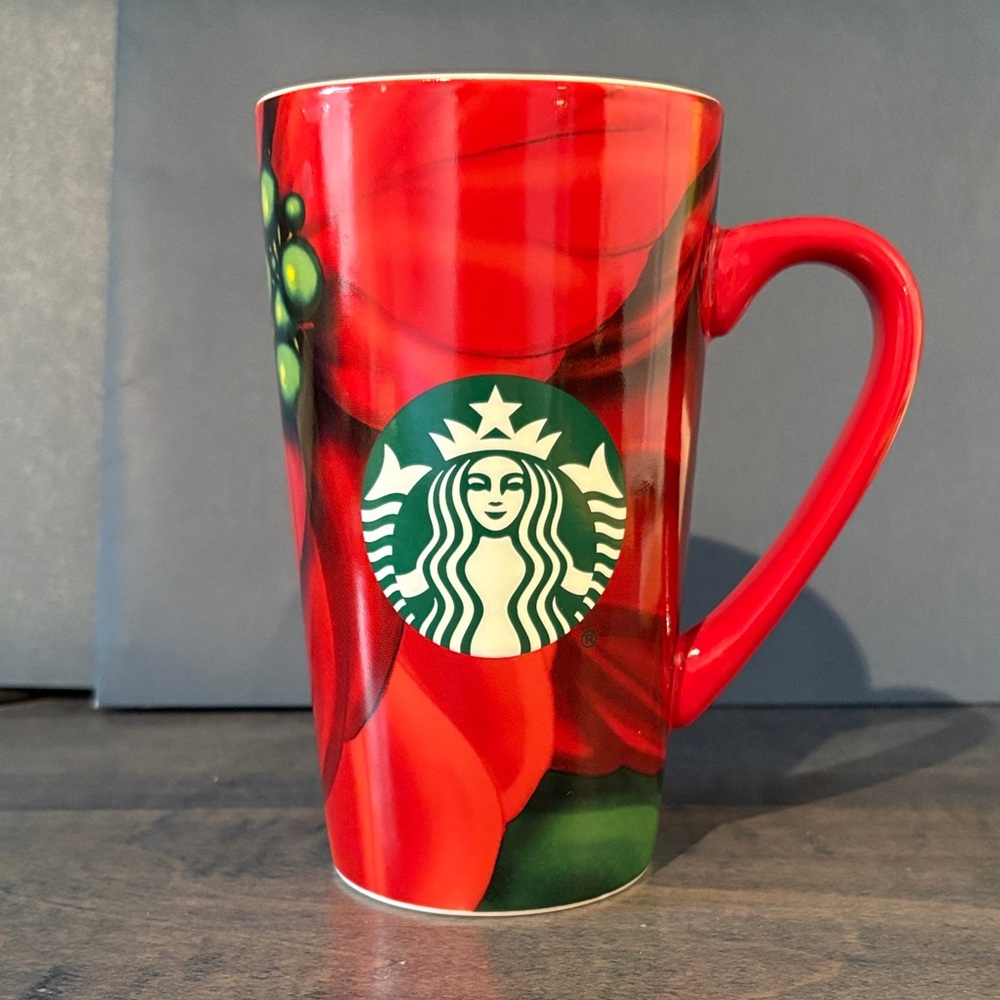 Starbucks Festive Red and Green Mug